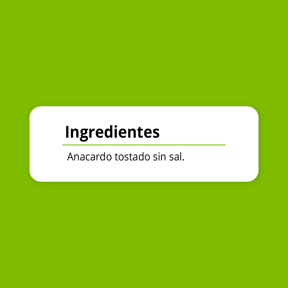 Anacardo Tostado Sin Sal - 100 g