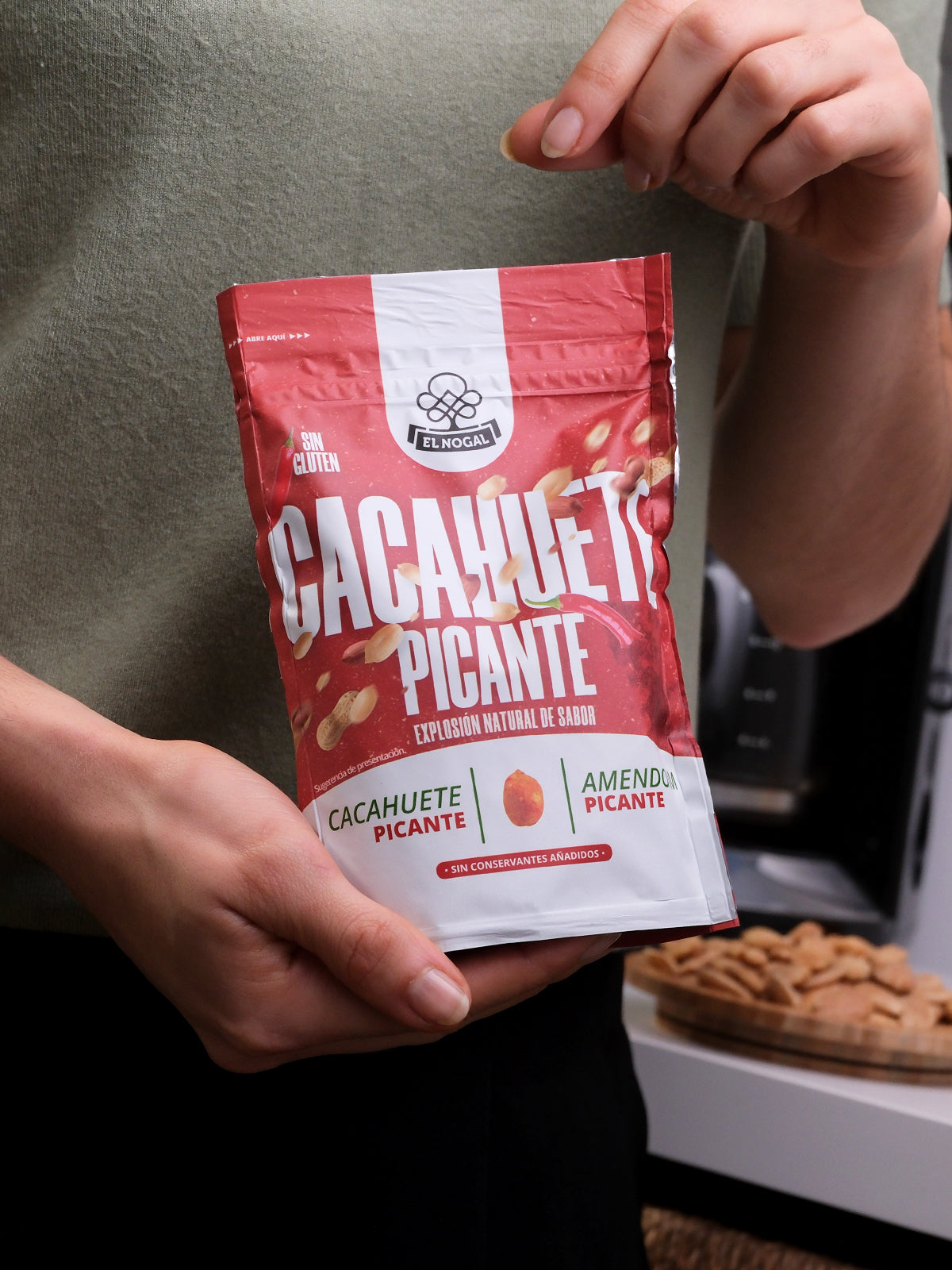 Cacahuete picante doypack 125g