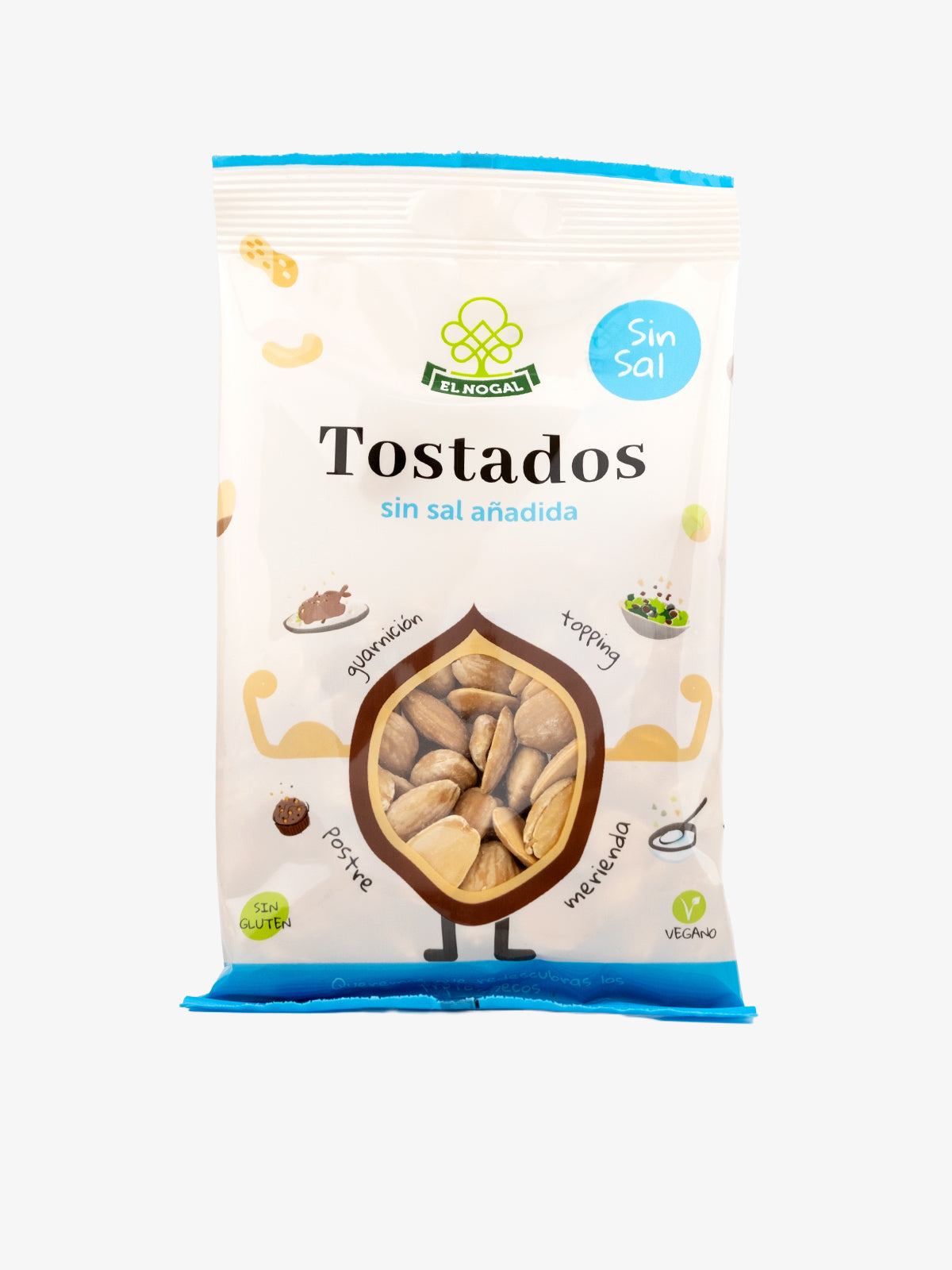 Almendra tostada bolsa 100g - sin sal