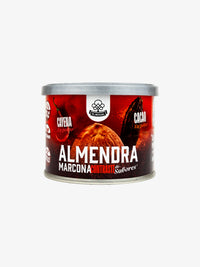 Almendra marcona con cayena y cacao lata  100g