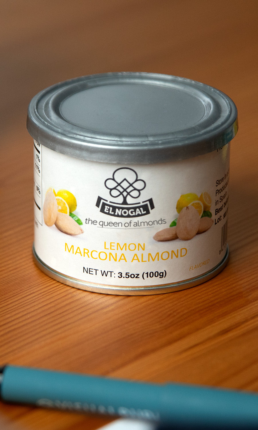 Almendra marcona frita con limón lata 100g